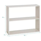 Armoire de rangement double face ECR4Kids Streamline à 2 étagères, 76 cm, Mobilier de salle de classe