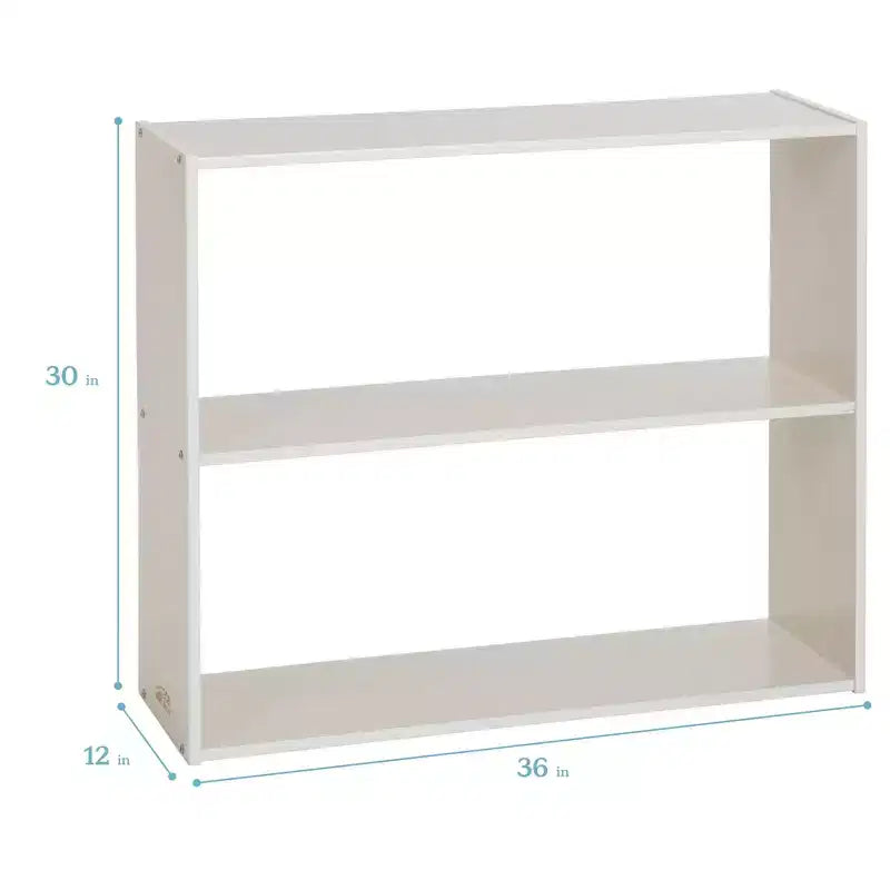 Armoire de rangement double face ECR4Kids Streamline à 2 étagères, 76 cm, Mobilier de salle de classe
