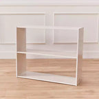 Armoire de rangement double face ECR4Kids Streamline à 2 étagères, 76 cm, Mobilier de salle de classe