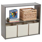 Armoire de rangement double face ECR4Kids Streamline à 2 étagères, 76 cm, Mobilier de salle de classe