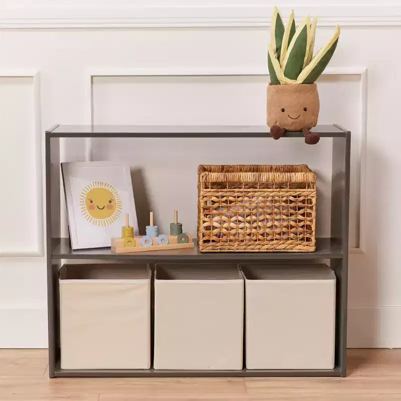 Armoire de rangement double face ECR4Kids Streamline à 2 étagères, 76 cm, Mobilier de salle de classe