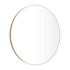 Miroir mural rond en bois avec cadre fin - Olivia & May