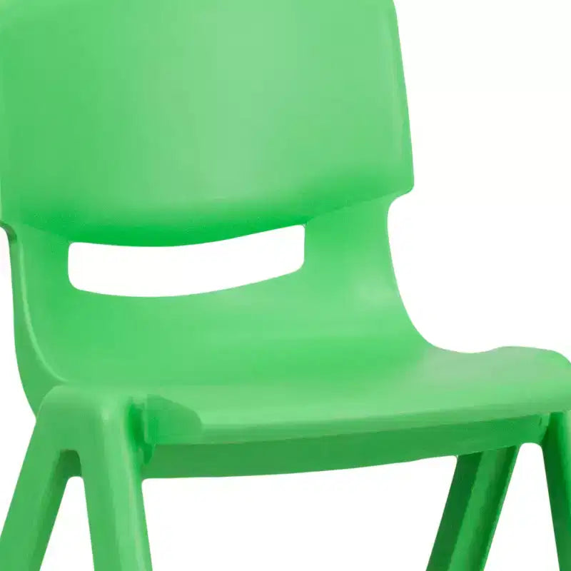 Chaise d'école empilable en plastique Flash Furniture, paquet de 10, hauteur d'assise 33,6 cm