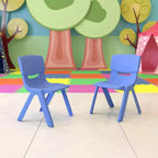 Chaise d'école empilable en plastique Flash Furniture, paquet de 10, hauteur d'assise 33,6 cm
