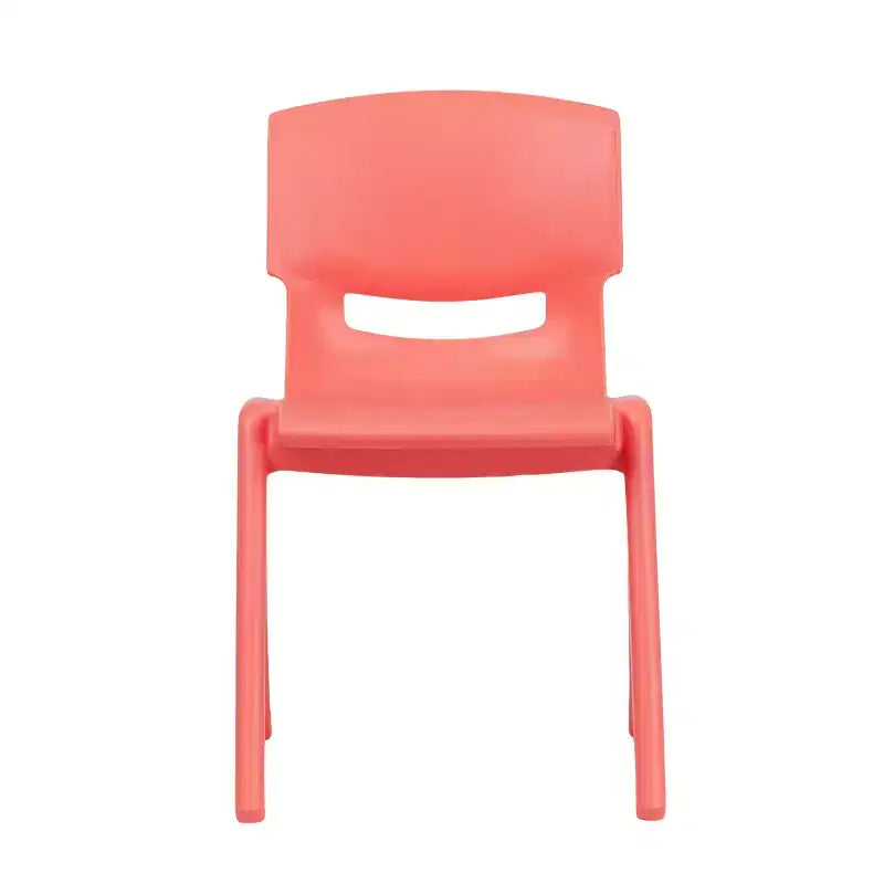 Chaise d'école empilable en plastique Flash Furniture, paquet de 10, hauteur d'assise 33,6 cm