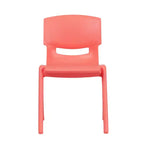 Chaise d'école empilable en plastique Flash Furniture, paquet de 10, hauteur d'assise 33,6 cm