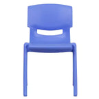 Chaise d'école empilable en plastique Flash Furniture, paquet de 10, hauteur d'assise 33,6 cm