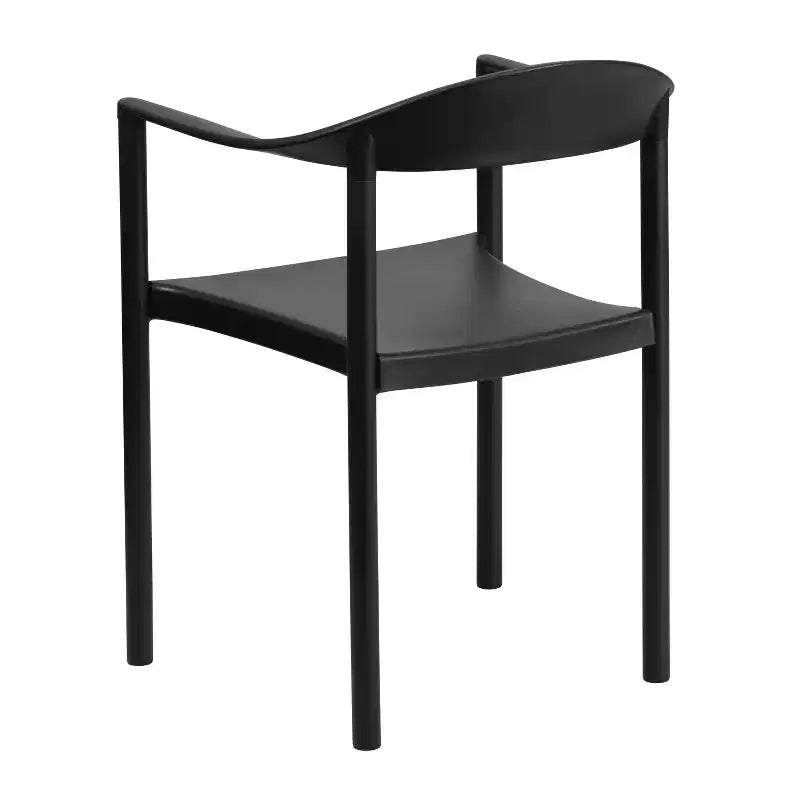 Flash Furniture Lot de 4 Chaises empilables de Café en Plastique Série HERCULES, Capacité 450 kg