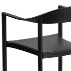 Flash Furniture Lot de 4 Chaises empilables de Café en Plastique Série HERCULES, Capacité 450 kg