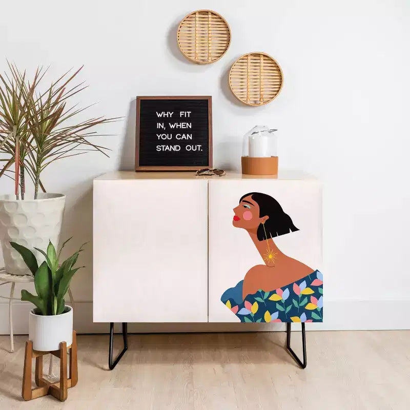 Maritza Lisa Toujours tournée vers l'avenir, Credenza - Deny Designs