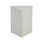Meuble de rangement d'angle de salle de bain rustique avec étagères réglables, meuble au sol en bois autoportant - ModernLuxe