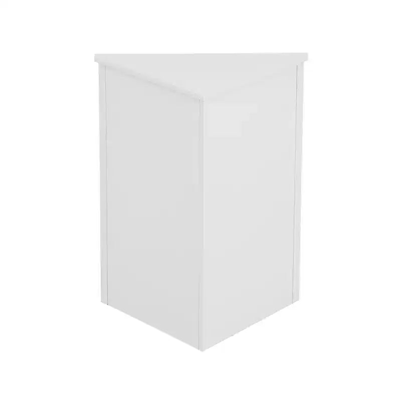 Meuble de rangement d'angle de salle de bain rustique avec étagères réglables, meuble au sol en bois autoportant - ModernLuxe