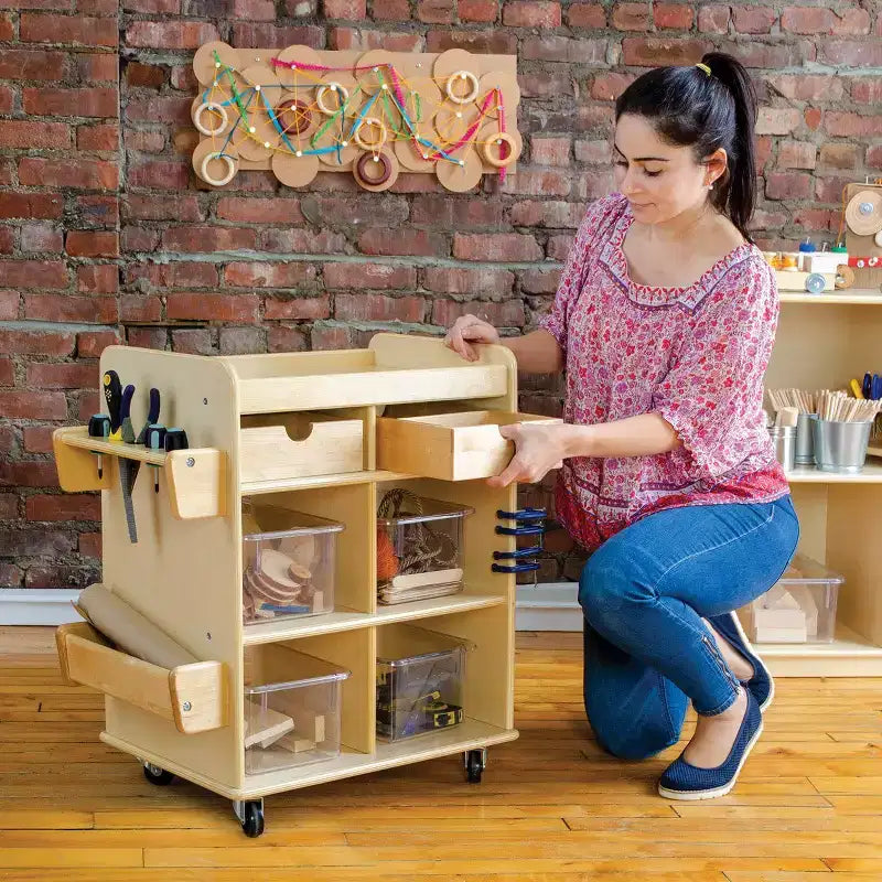 Chariot de rangement multi-usage Kaplan Early Learning