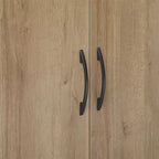 Bureau de loisirs créatifs RealRooms Basin avec étagères ouvertes et armoire de rangement