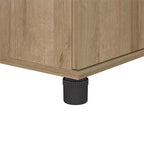 Bureau de loisirs créatifs RealRooms Basin avec étagères ouvertes et armoire de rangement