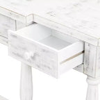Console Rétro Senior avec 4 tiroirs de rangement frontaux et 1 étagère – ModernLuxe