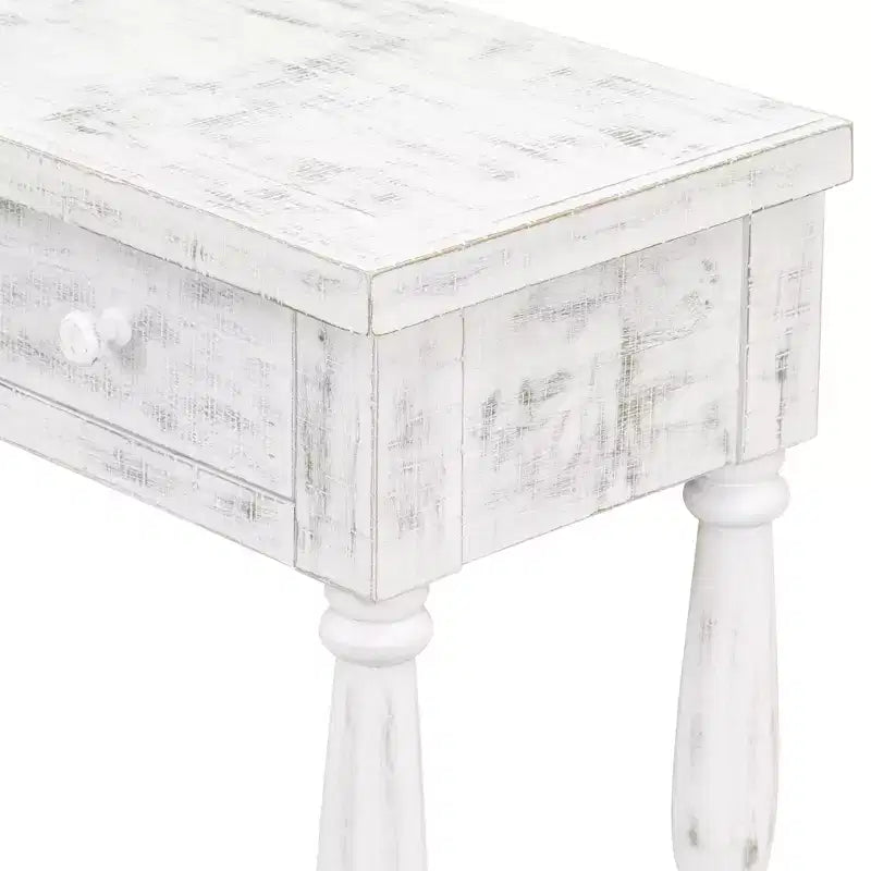 Console Rétro Senior avec 4 tiroirs de rangement frontaux et 1 étagère – ModernLuxe