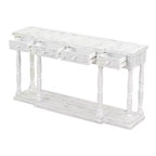 Console Rétro Senior avec 4 tiroirs de rangement frontaux et 1 étagère – ModernLuxe
