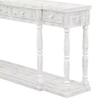 Console Rétro Senior avec 4 tiroirs de rangement frontaux et 1 étagère – ModernLuxe