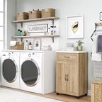 Meuble bas à 2 portes et 1 tiroir avec cadre de lavabo RealRooms