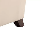 Lot de 2 fauteuils inclinables modernes en cuir véritable Theresa avec garniture cloutée pour le salon et la chambre à coucher | ART OF LIVING DESIGNS