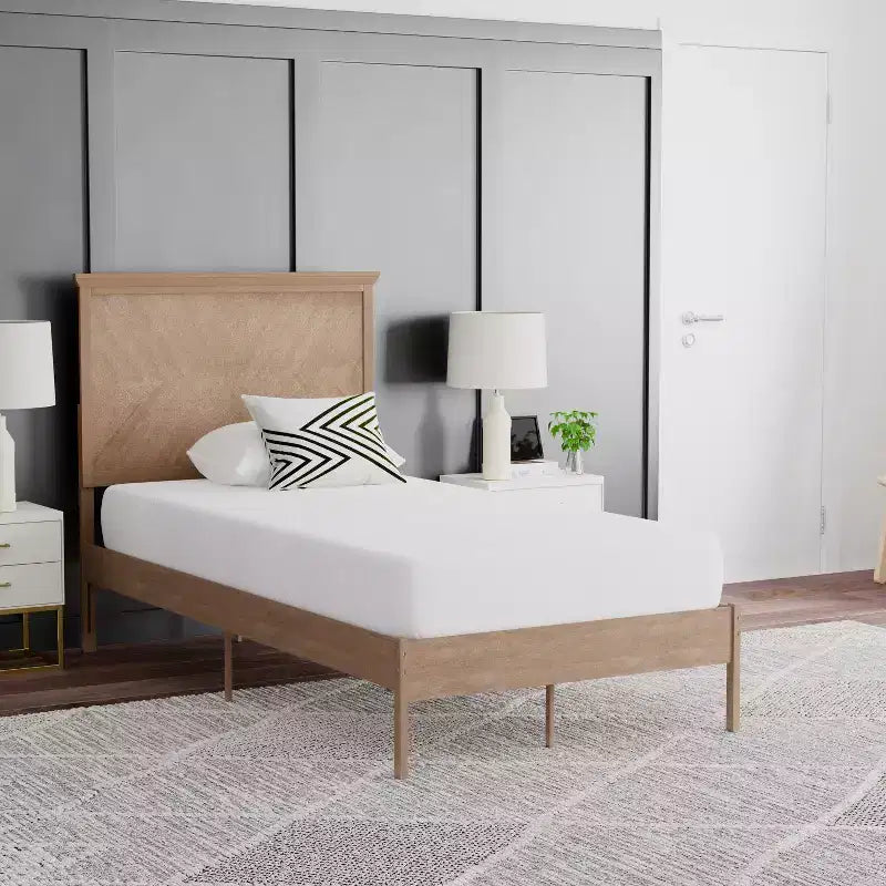 Matelas en mousse à mémoire de forme Emma et Oliver CertiPUR-US infusé de charbon de bois et de gel rafraîchissant au thé vert