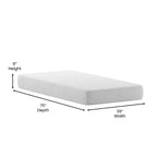 Matelas en mousse à mémoire de forme Emma et Oliver CertiPUR-US infusé de charbon de bois et de gel rafraîchissant au thé vert