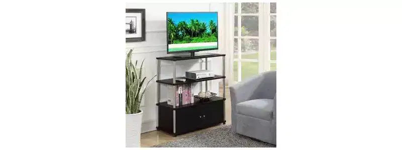 Meuble TV haut pour téléviseurs jusqu'à 40" avec portes - Breighton Home