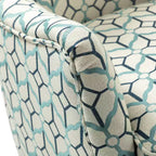 Fauteuil de Salon Confortable Nikolaus avec Motif Floral et Dossier à Oreillettes | ART OF LIVING DESIGNS