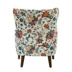 Fauteuil de Salon Confortable Nikolaus avec Motif Floral et Dossier à Oreillettes | ART OF LIVING DESIGNS