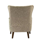 Fauteuil de Salon Confortable Nikolaus avec Motif Floral et Dossier à Oreillettes | ART OF LIVING DESIGNS