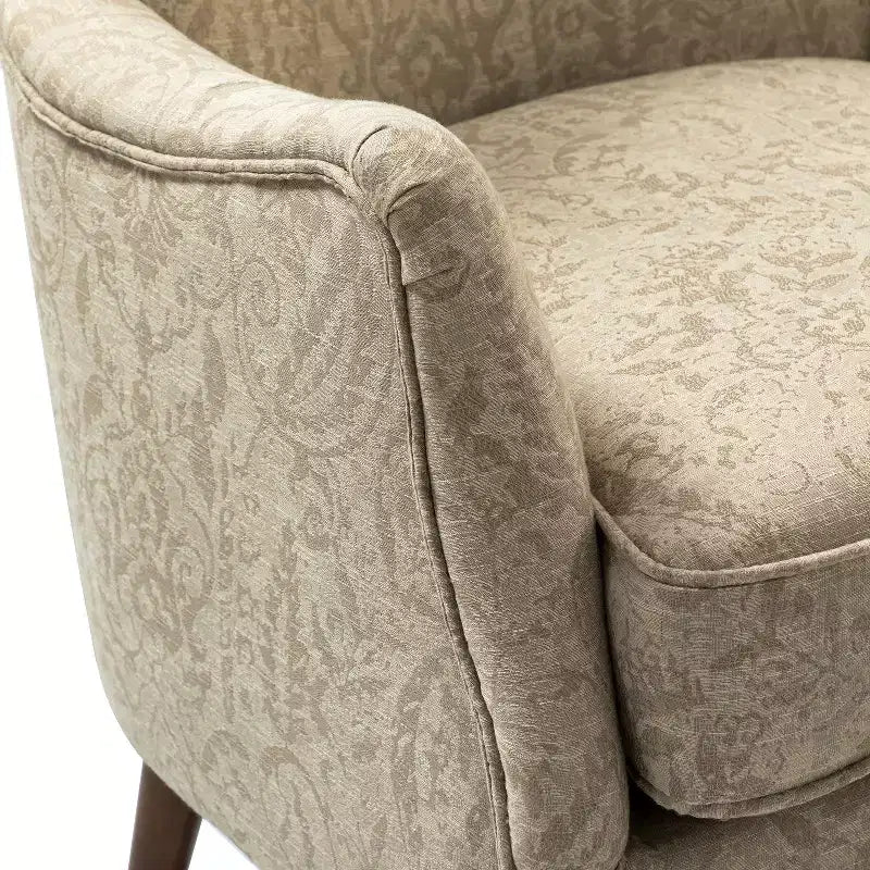 Fauteuil de Salon Confortable Nikolaus avec Motif Floral et Dossier à Oreillettes | ART OF LIVING DESIGNS