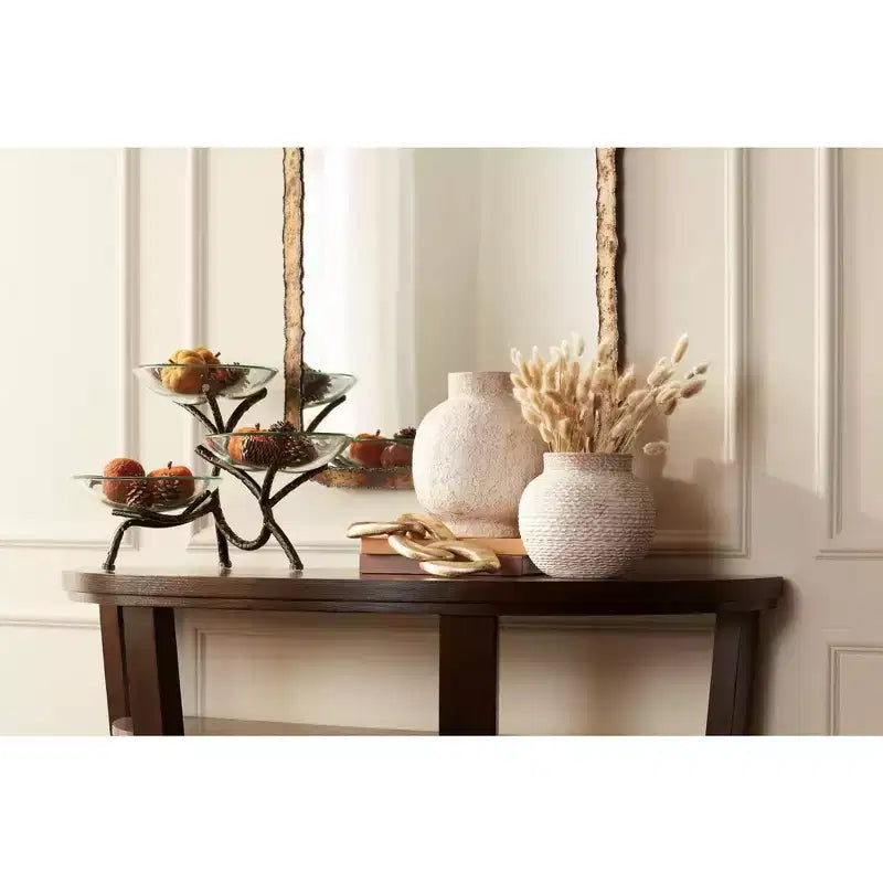Miroir rectangulaire Uttermost Julian en bronze oxydé 24 x 40