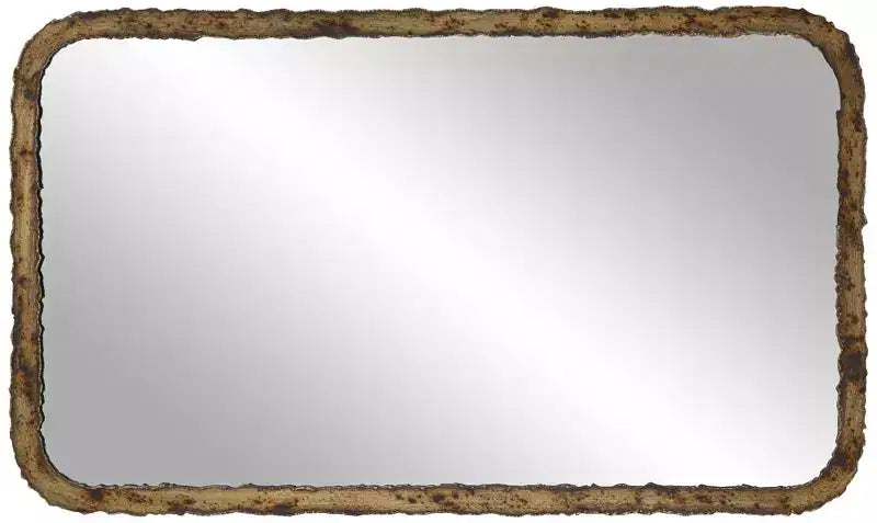 Miroir rectangulaire Uttermost Julian en bronze oxydé 24 x 40