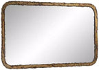 Miroir rectangulaire Uttermost Julian en bronze oxydé 24 x 40