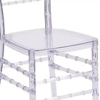 Chaise Fantôme Empilable Emma et Oliver (Lot de 2)