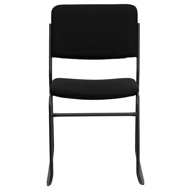 Lot de 5 chaises empilables haute densité Emma et Oliver avec piètement luge, capacité 227 kg