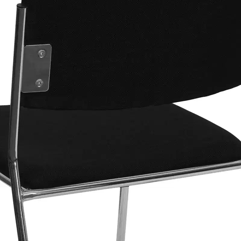 Lot de 5 chaises empilables haute densité Emma et Oliver avec piètement luge, capacité 227 kg