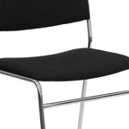 Lot de 5 chaises empilables haute densité Emma et Oliver avec piètement luge, capacité 227 kg