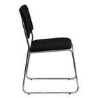 Lot de 5 chaises empilables haute densité Emma et Oliver avec piètement luge, capacité 227 kg