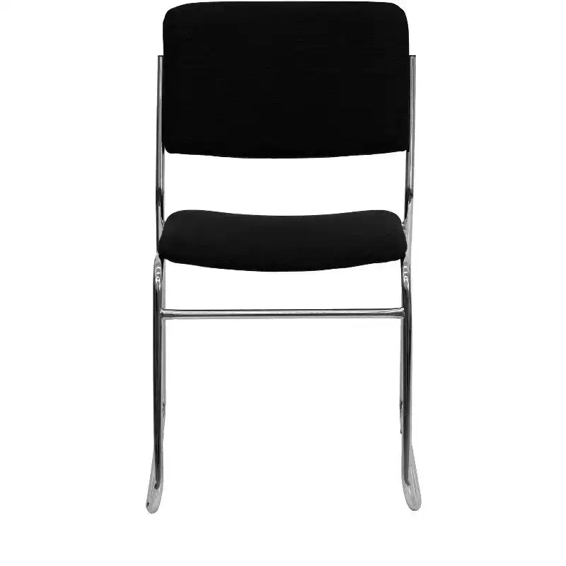 Lot de 5 chaises empilables haute densité Emma et Oliver avec piètement luge, capacité 227 kg