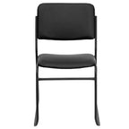Lot de 5 chaises empilables haute densité Emma et Oliver avec piètement luge, capacité 227 kg