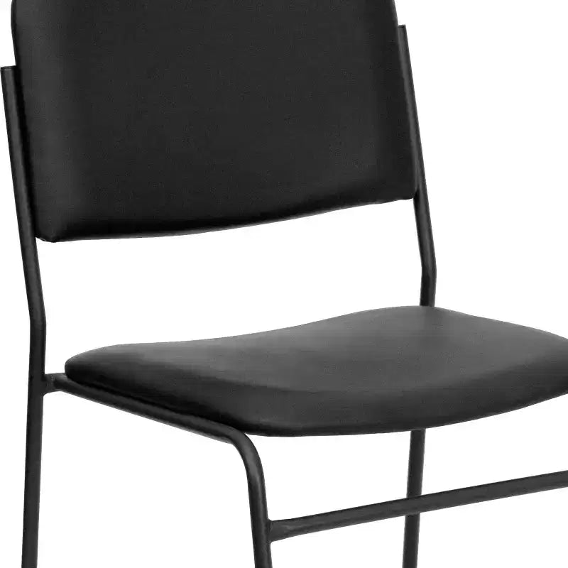 Lot de 5 chaises empilables haute densité Emma et Oliver avec piètement luge, capacité 227 kg