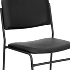 Lot de 5 chaises empilables haute densité Emma et Oliver avec piètement luge, capacité 227 kg