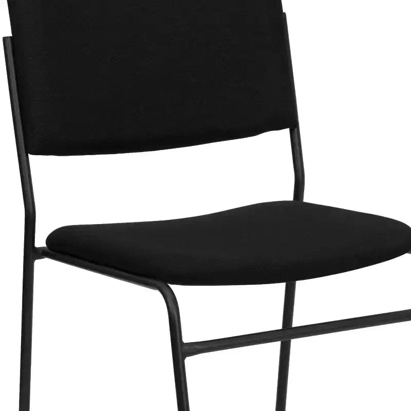 Lot de 5 chaises empilables haute densité Emma et Oliver avec piètement luge, capacité 227 kg