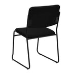 Lot de 5 chaises empilables haute densité Emma et Oliver avec piètement luge, capacité 227 kg