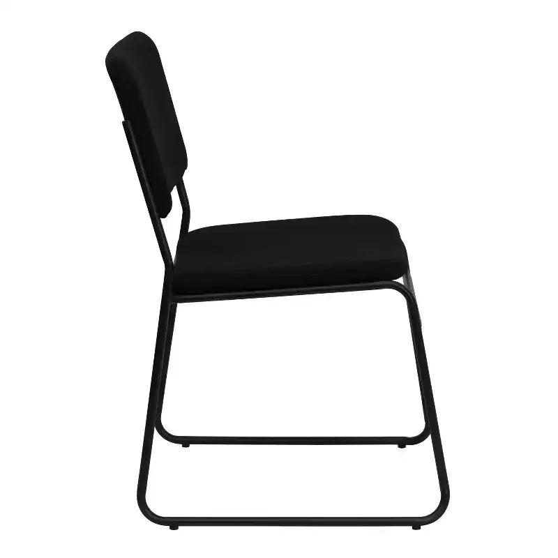 Lot de 5 chaises empilables haute densité Emma et Oliver avec piètement luge, capacité 227 kg