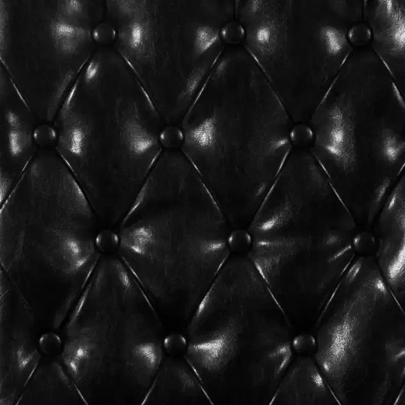 Emma et Oliver Lot de 2 Chaises de Salle à Manger Rembourrées à Dossier Roulé Parson's avec Rivets et Cadre Fini avec Patins en Plastique