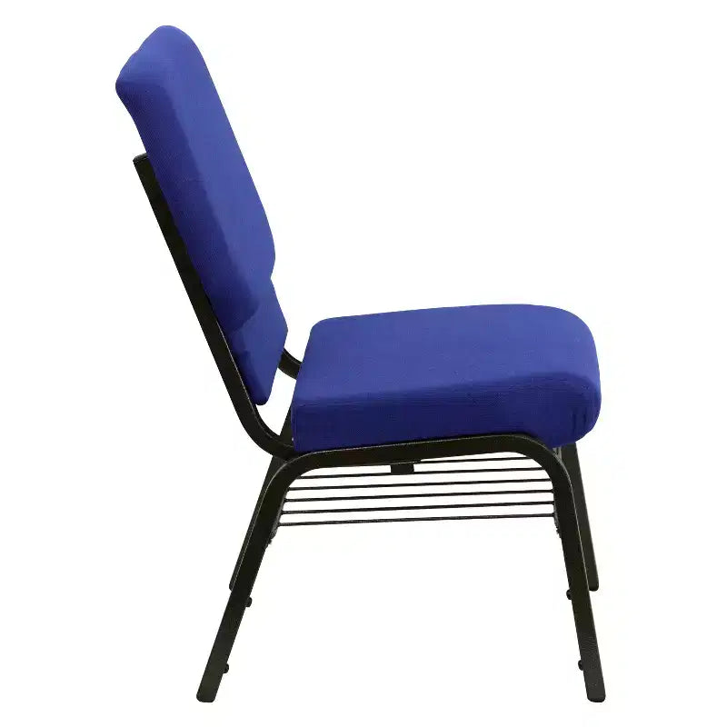 Emma and Oliver Lot de 4 chaises d'église de 47 cm de large avec porte-livre