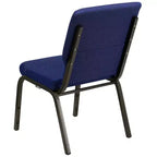 Emma and Oliver Lot de 4 chaises d'église de 47 cm de large avec porte-livre